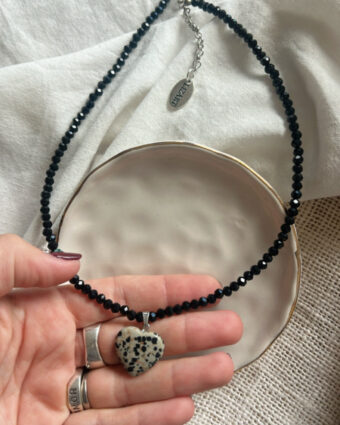 Collar Jaspe Negro