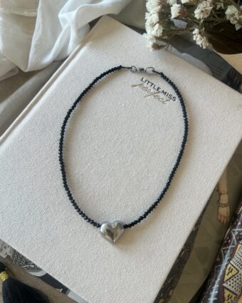 Collar Black Heart