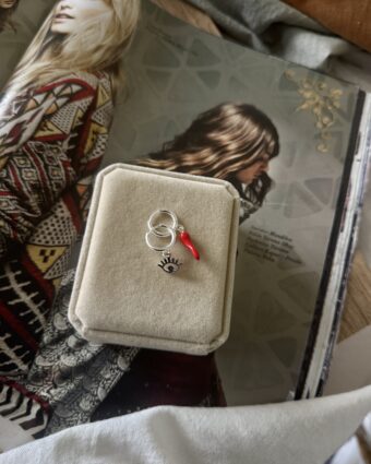 Aros asimétricos silver