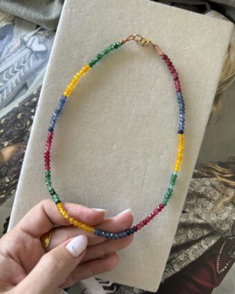 Collar Natural Stone multicolor