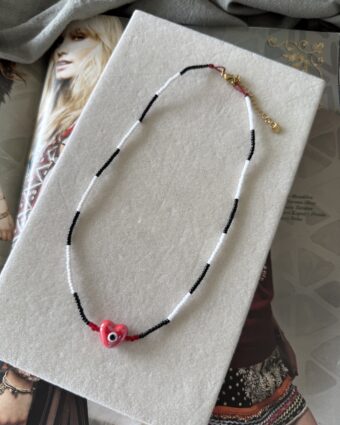 Collar B & W Ceramic