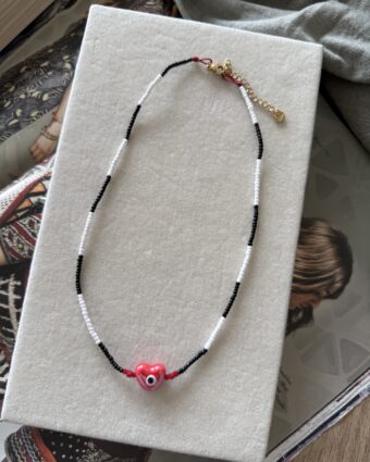 Collar B & W Ceramic