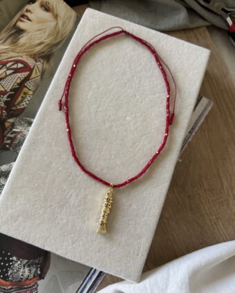 Collar Pez Cristal Dore