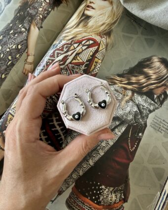 Aros Heart Eye Silver