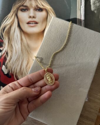 Collar Virgen de Guadalupe Gold 3