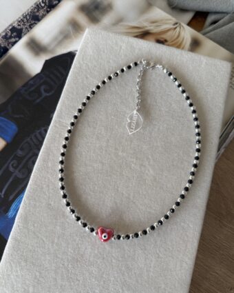 Collar Cristal heart