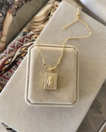 Collar Virgen de Guadalupe Gold 4
