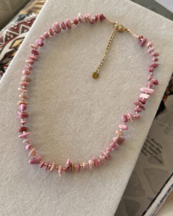 Collar Stone Rosado