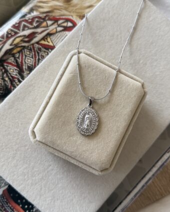 Collar Virgen de Guadalupe Silver 4