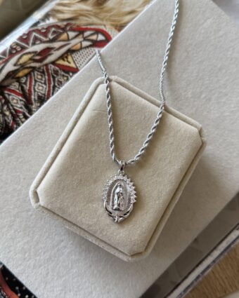 Collar Virgen de Guadalupe Silver 5