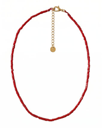 Collar Cristal Basic Bordo