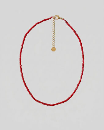 Collar Cristal Basic Bordo