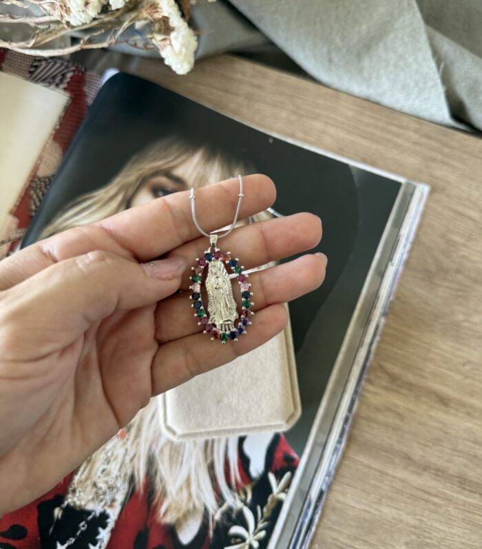 Collar Virgen de Guadalupe Silver 1