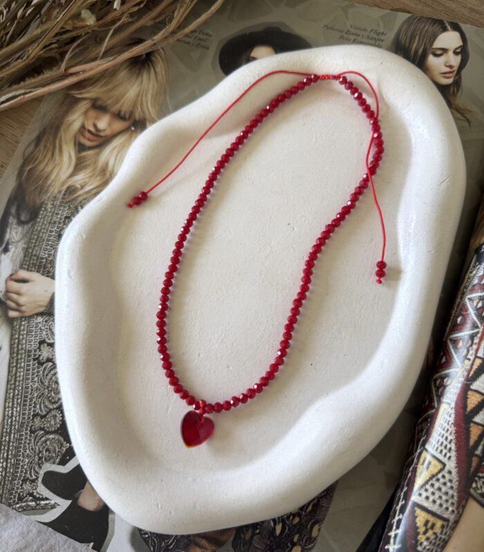 Collar Red Heart