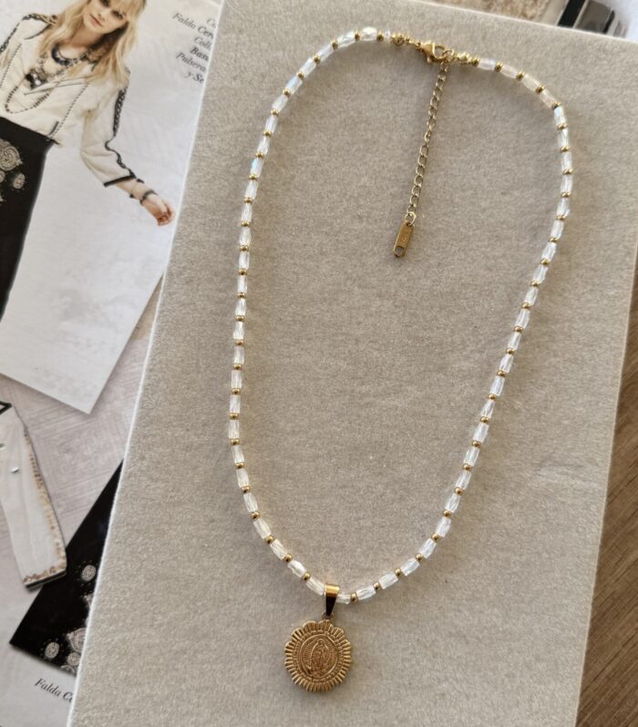Collar Soul White Virgencita