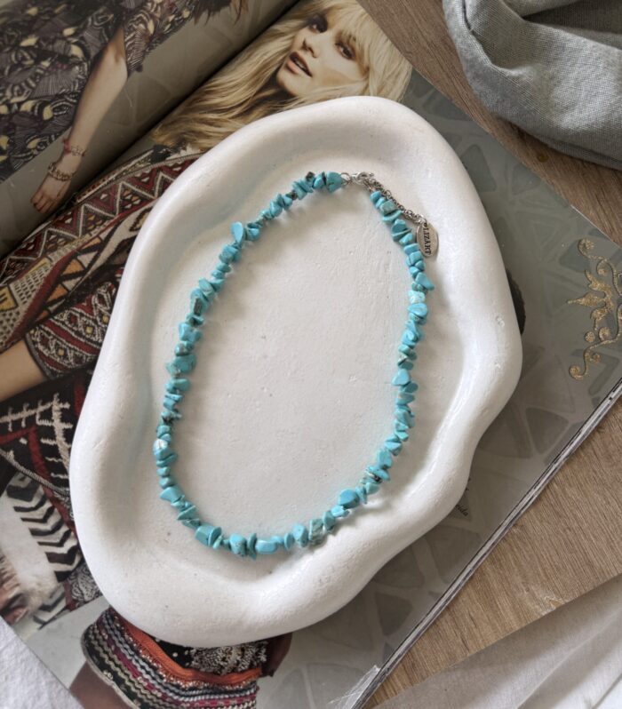 Collar Stone Turquesa