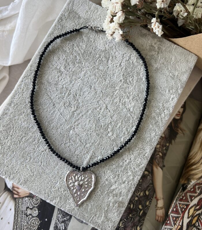 Collar Big Heart cristales