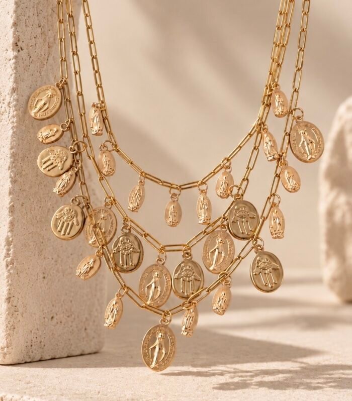 Collar medallas Gold