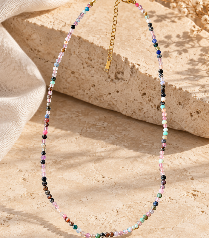 Collar Mini Stone color